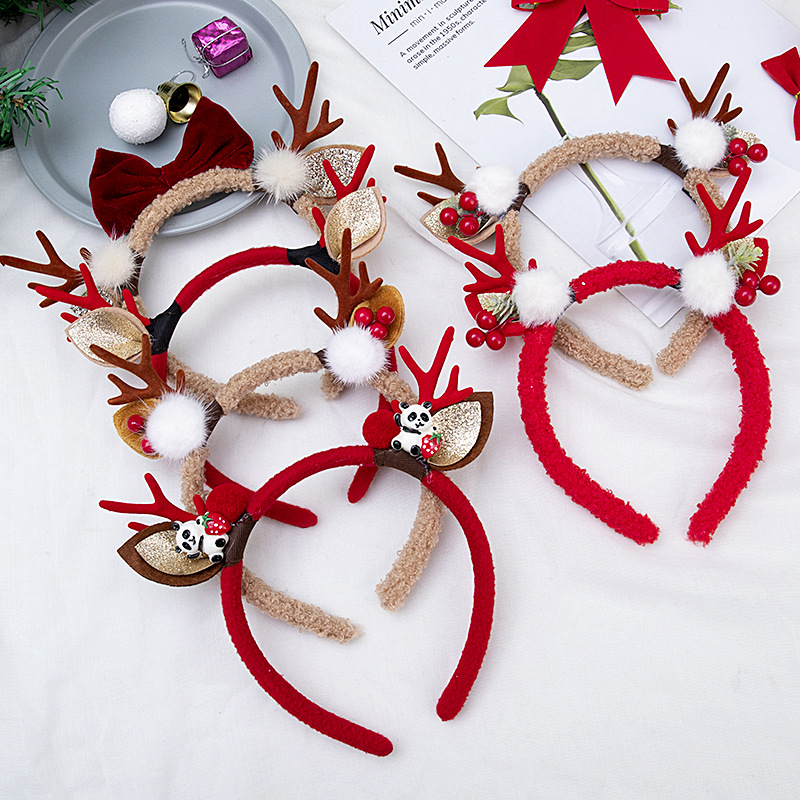 طوق شعر عيد الميلاد بتصميم قرو - مراجعة Reindeer Antlers Headband وسعره