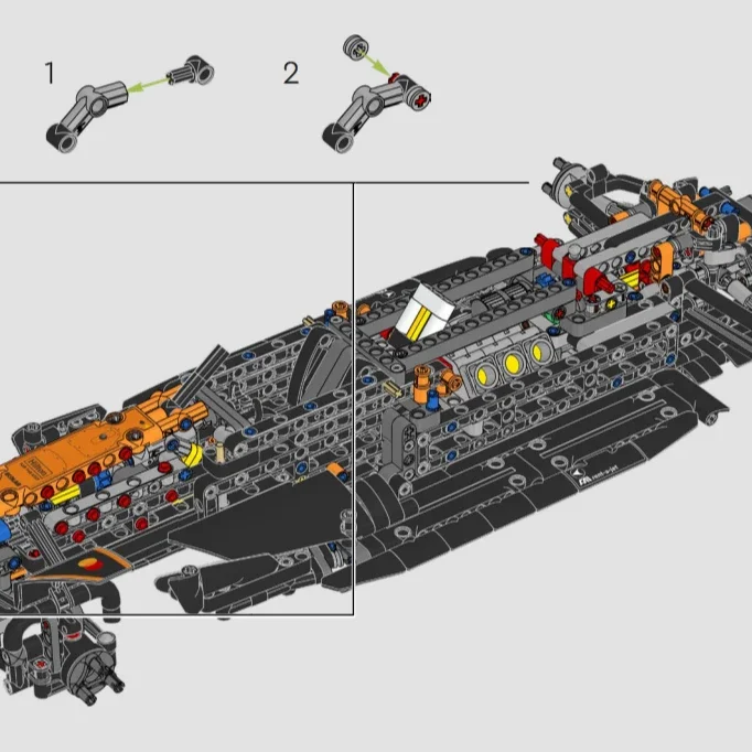 مجموعة بناء سيارة سباق ماكلاري - مراجعة Lego Set Technic وسعره