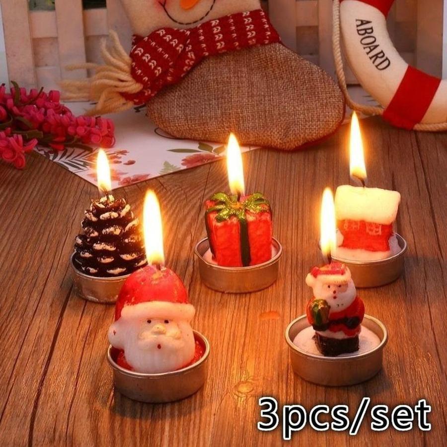 مجموعة شموع زينة عيد الميلاد م - مراجعة Holiday Candle Set وسعره