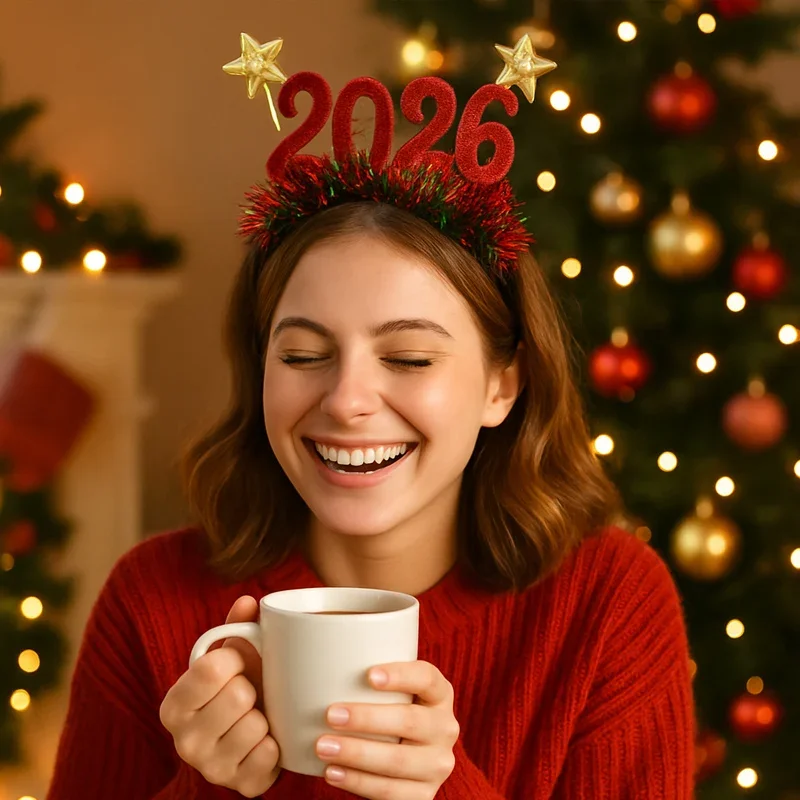1-5 قطع، طوق شعر على شكل قرون  - مراجعة Reindeer Antlers Headband وسعره