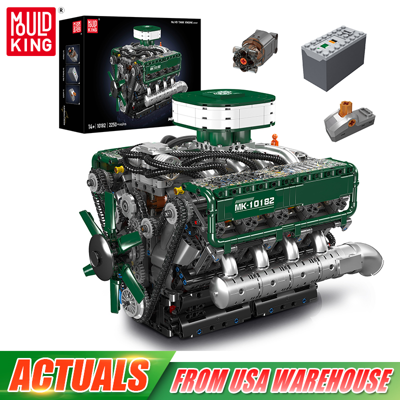 مجموعة مكعبات بناء محرك V8 متح - مراجعة Lego Set Technic وسعره