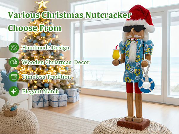 ديكور فتاحة المكسرات الخشبية م - مراجعة Nutcracker Figurine وسعره